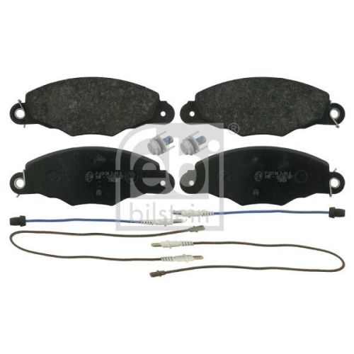 Bremsbelagsatz Scheibenbremse Febi Bilstein 16414 f&uuml;r Citro&euml;n Vorderachse