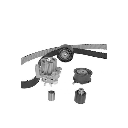 Wasserpumpe + Zahnriemensatz Graf KP1355-5 f&uuml;r Audi Seat Skoda VW