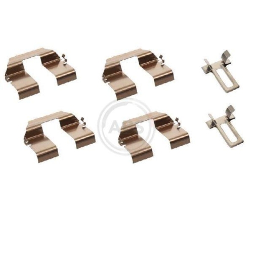 Zubehörsatz Scheibenbremsbelag A.b.s. 1233Q für Ford VW Vag Hinterachse