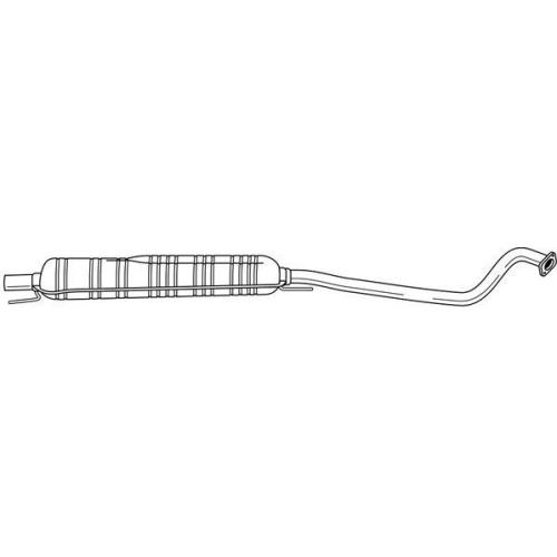 Mittelschalld&auml;mpfer Sigam 40468 f&uuml;r Opel