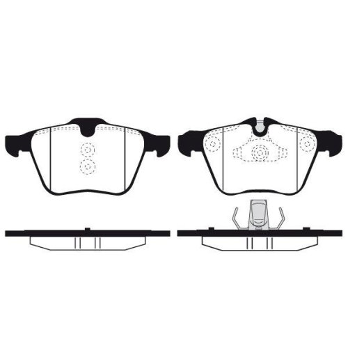 Bremsbelagsatz Scheibenbremse Raicam RA.1096.0 f&uuml;r Jaguar Vorderachse