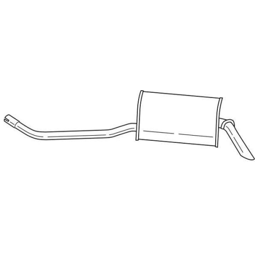 Endschalld&auml;mpfer Sigam 16601 f&uuml;r Fiat Lancia Hinten