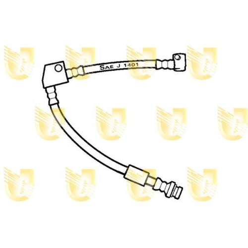 Bremsschlauch Unigom 377013 f&uuml;r Nissan Vorderachse Links