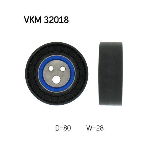 Umlenk /führungsrolle Keilrippenriemen Skf VKM 32018 für Alfa Romeo Fiat Lancia