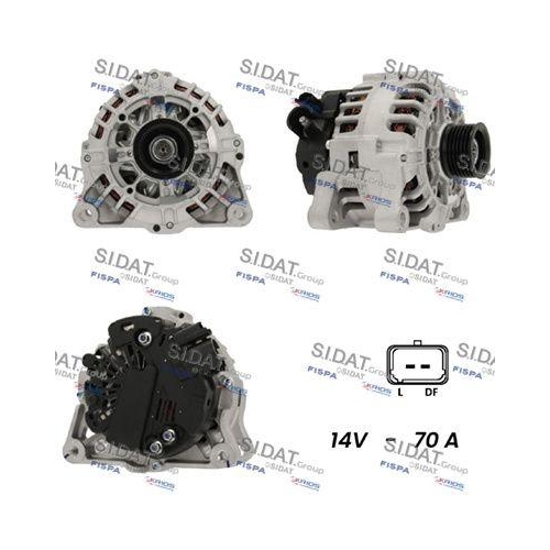 Generator Sidat A12VA0247A2 f&uuml;r Citro&euml;n Mitsubishi Peugeot Citro&euml;n/peugeot