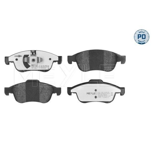 Bremsbelagsatz Scheibenbremse Meyle 0252491418PD f&uuml;r Mitsubishi Nissan Renault