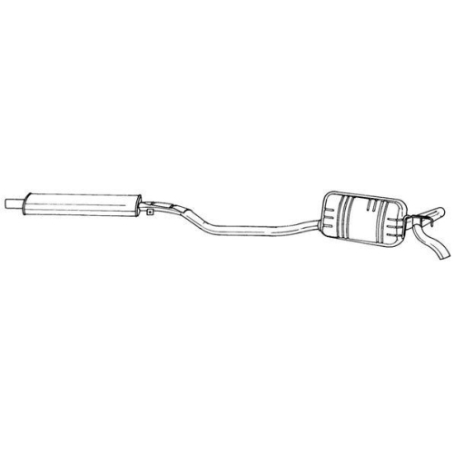Endschalld&auml;mpfer Sigam 16659 f&uuml;r Lancia