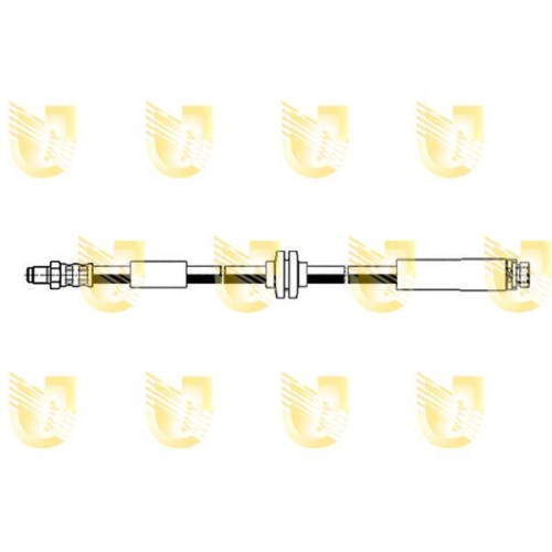 Bremsschlauch Unigom 377998 für Ford Hinten