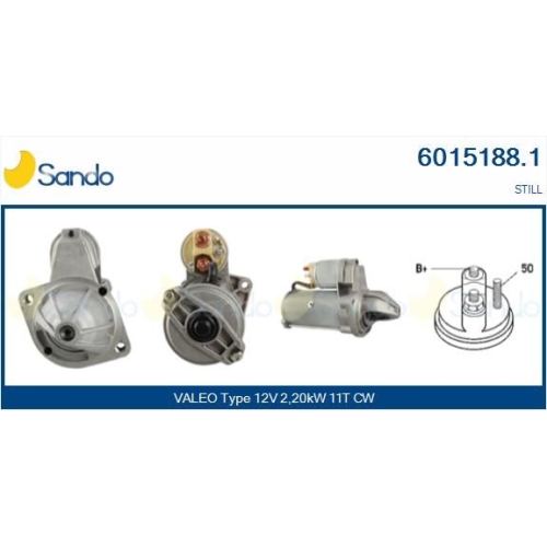 Starter Sando 6015188.1 f&uuml;r Ford Still