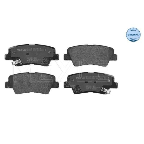 Bremsbelagsatz Scheibenbremse Meyle 0252493415W Meyle-original: True To Oe. f&uuml;r
