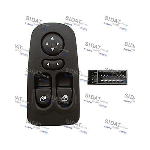 Schalter Fensterheber Sidat 5.145369A2 für Alfa Romeo Fiat Lancia Vorne Links