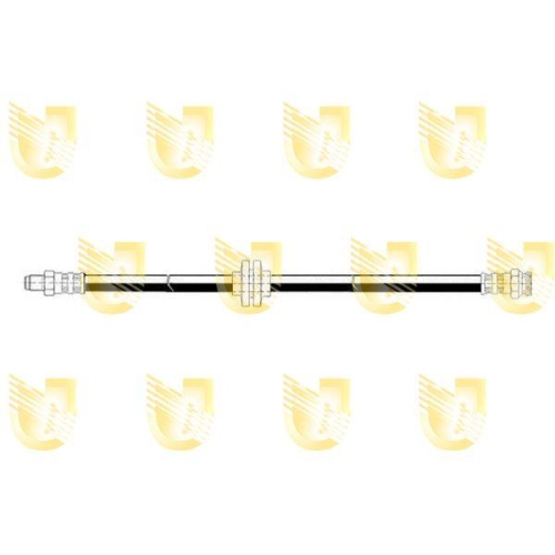 Bremsschlauch Unigom 377029 f&uuml;r Fiat Lancia Hinten
