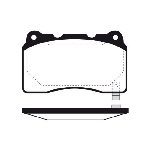 Bremsbelagsatz Scheibenbremse Raicam RA.0604.8 f&uuml;r Opel Renault Saab Vauxhall