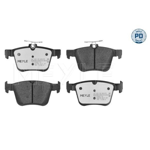 Bremsbelagsatz Scheibenbremse Meyle 0252500816PD f&uuml;r Audi Seat Skoda VW