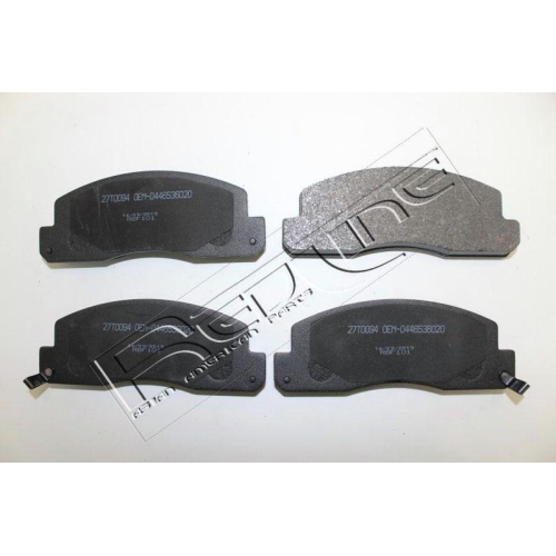 Bremsbelagsatz Scheibenbremse Red-line 27TO094 f&uuml;r Toyota Vorderachse