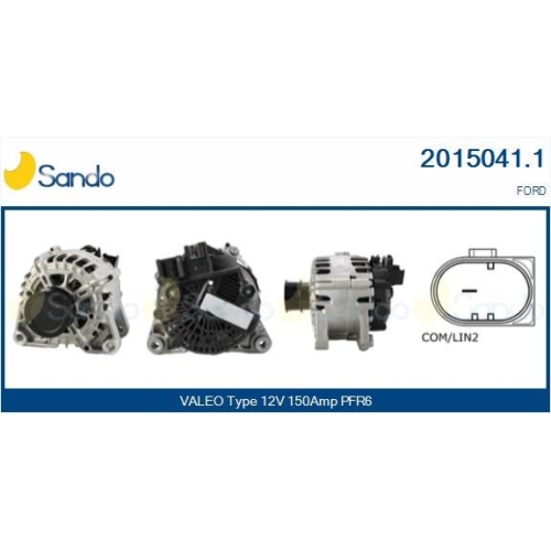 Generator Sando 2015041.1 f&uuml;r Ford