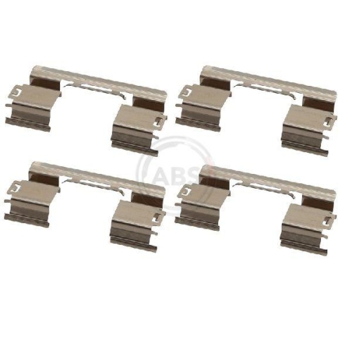 Zubeh&ouml;rsatz Scheibenbremsbelag A.b.s. 1813Q f&uuml;r Vorderachse