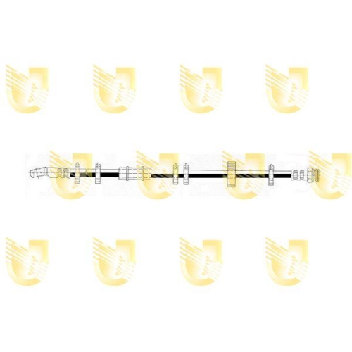 Bremsschlauch Unigom 377087 für Fiat Vorne