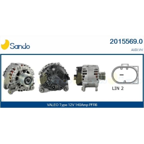 Generator Sando 2015569.0 f&uuml;r Vag