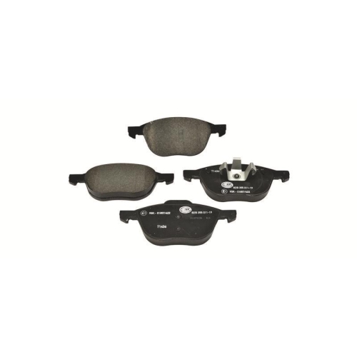 Bremsbelagsatz Scheibenbremse Hella 8DB 355 011-191 f&uuml;r Ford Mazda Mitsubishi