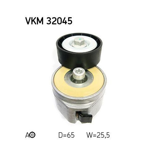 Riemenspanner Keilrippenriemen Skf VKM 32045 f&uuml;r Fiat Links Unten