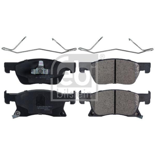 Bremsbelagsatz Scheibenbremse Febi Bilstein 116239 f&uuml;r Opel Vauxhall Vorderachse