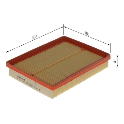 Luftfilter Bosch F026400164 f&uuml;r Hyundai Kia