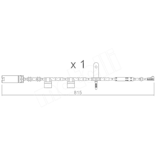 Warnkontakt Bremsbelagverschlei&szlig; Metelli SU.324 f&uuml;r Mini Vorderachse