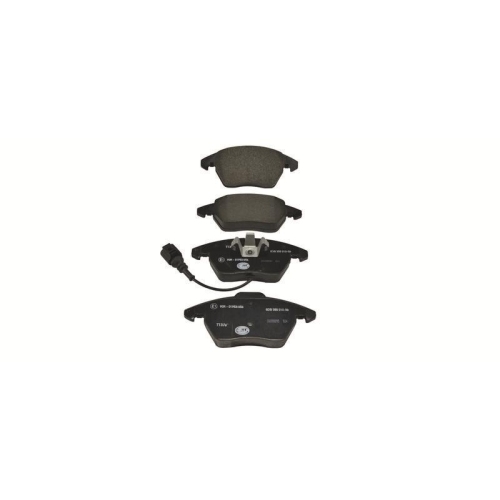 Bremsbelagsatz Scheibenbremse Hella 8DB 355 010-581 f&uuml;r Audi Seat Skoda VW