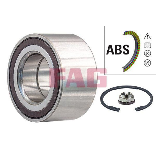 Radlagersatz Schaeffler Fag 713 6204 10 für Jaguar Land Rover Hinterachse