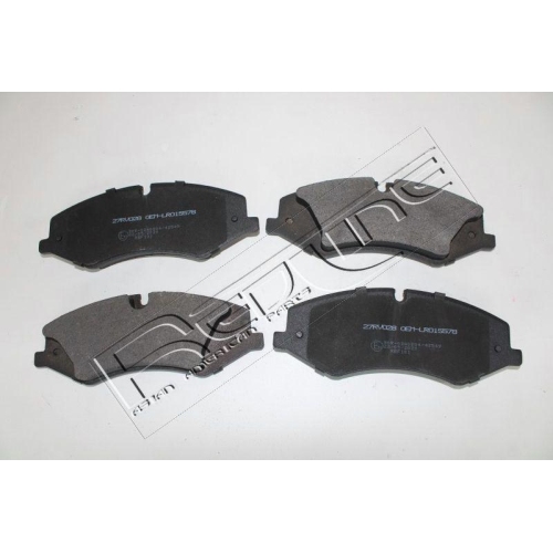 Bremsbelagsatz Scheibenbremse Red-line 27RV028 f&uuml;r Land Rover Vorderachse