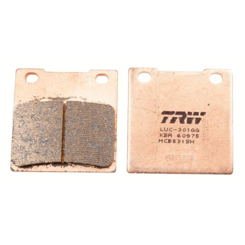 Bremsbelagsatz Scheibenbremse Trw MCB531SH Sinter Street f&uuml;r Hinterachse