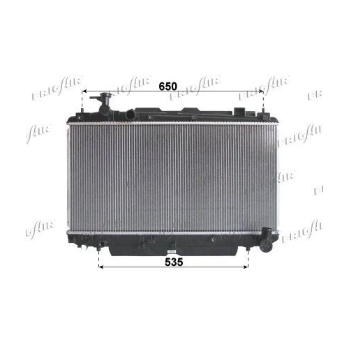 Kühler Motorkühlung Frigair 0115.3168 für Toyota