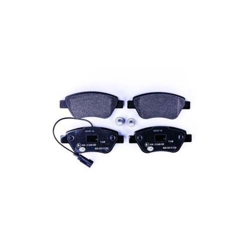 Bremsbelagsatz Scheibenbremse Hella 8DB 355 012-841 f&uuml;r Alfa Romeo Fiat Peugeot