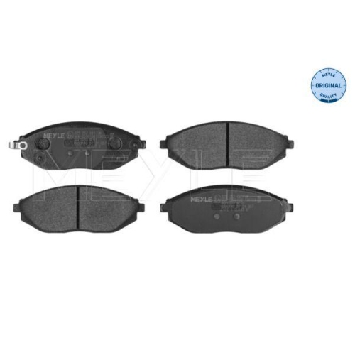 Bremsbelagsatz Scheibenbremse Meyle 0252526817W Meyle-original: True To Oe. f&uuml;r