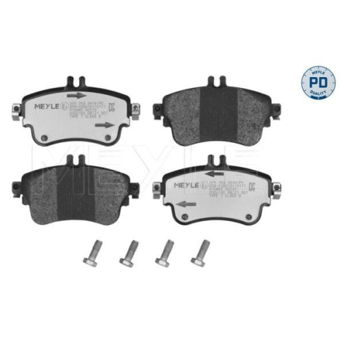 Bremsbelagsatz Scheibenbremse Meyle 0252532619PD f&uuml;r Mercedes Benz Mercedes Benz