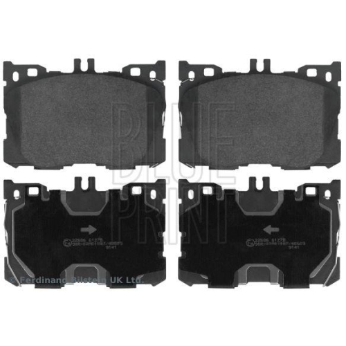 Bremsbelagsatz Scheibenbremse Blue Print ADU174241 f&uuml;r Mercedes Benz Vorderachse