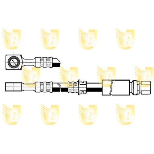 Bremsschlauch Unigom 377242 f&uuml;r Opel Vorne