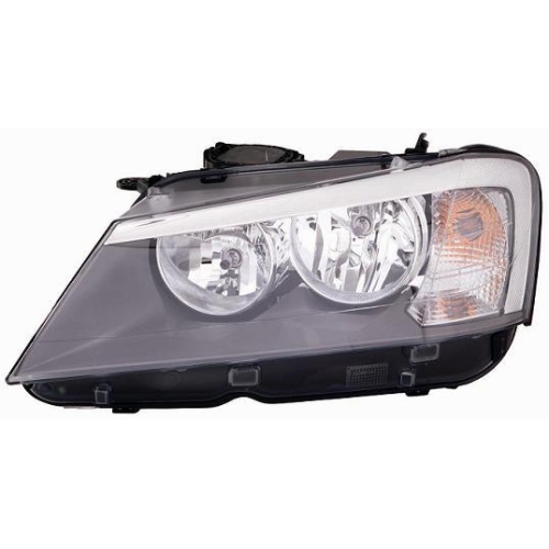 RECHTER SCHEINWERFER BMW X3 F25 2010 MIT MOTORSCHIFF. SCHWARZ RECHTE DEPO-MAR