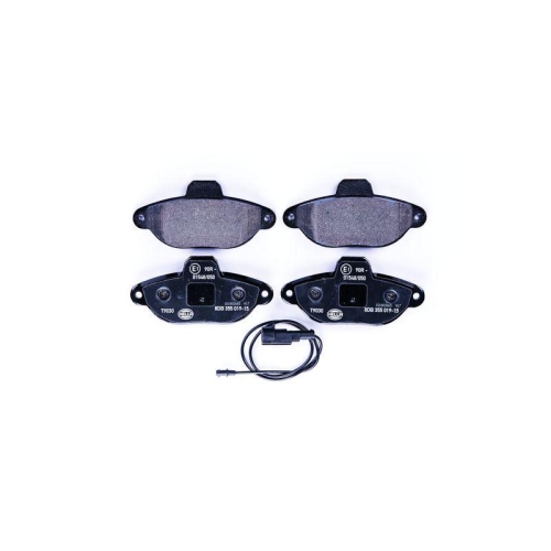Bremsbelagsatz Scheibenbremse Hella 8DB 355 019-151 f&uuml;r Fiat Ford Lancia Ferrari