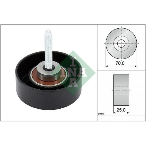 Umlenk /führungsrolle Keilrippenriemen Schaeffler Ina 532 0541 10 für Mazda