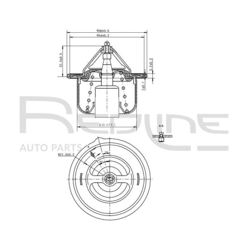 Thermostat K&uuml;hlmittel Red-line 55HY009 f&uuml;r Hyundai