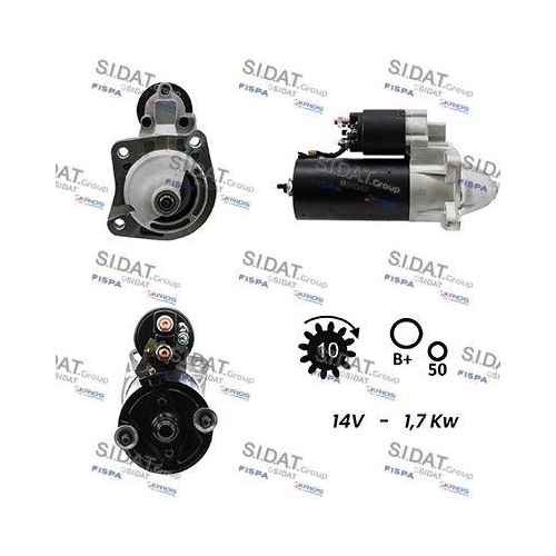 Starter Sidat S12BH0692A2 f&uuml;r Ford
