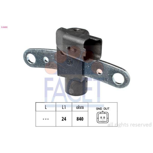 Impulsgeber Kurbelwelle Facet 9.0600 Made In Italy - Oe Equivalent für Nissan