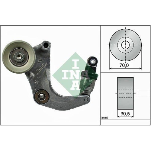 Riemenspanner Keilrippenriemen Schaeffler Ina 534 0534 10 für Honda Acura