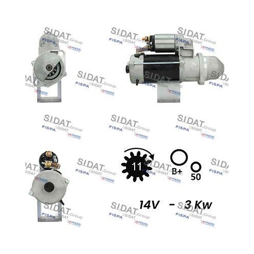 Starter Sidat S12BH0701A2 f&uuml;r Steyr Same