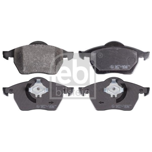 Bremsbelagsatz Scheibenbremse Febi Bilstein 16338 f&uuml;r Audi Seat Skoda VW