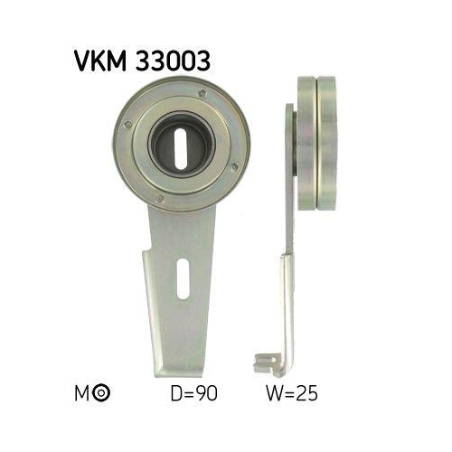 Riemenspanner Keilrippenriemen Skf VKM 33003 f&uuml;r Citro&euml;n Fiat Lancia Peugeot