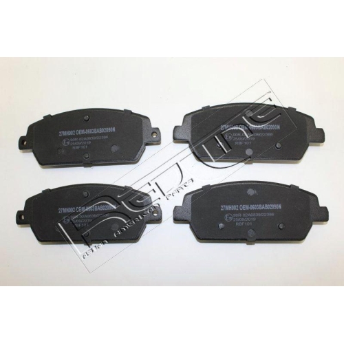 Bremsbelagsatz Scheibenbremse Red-line 27MH002 f&uuml;r Mahindra Vorderachse