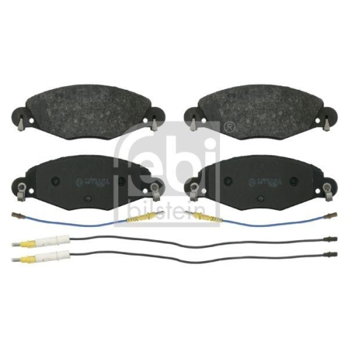 Bremsbelagsatz Scheibenbremse Febi Bilstein 16419 f&uuml;r Citro&euml;n Vorderachse